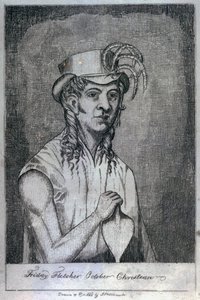Friday Fletcher October Christian, Son of Fletcher Christian, 1814 by John Shillibeer